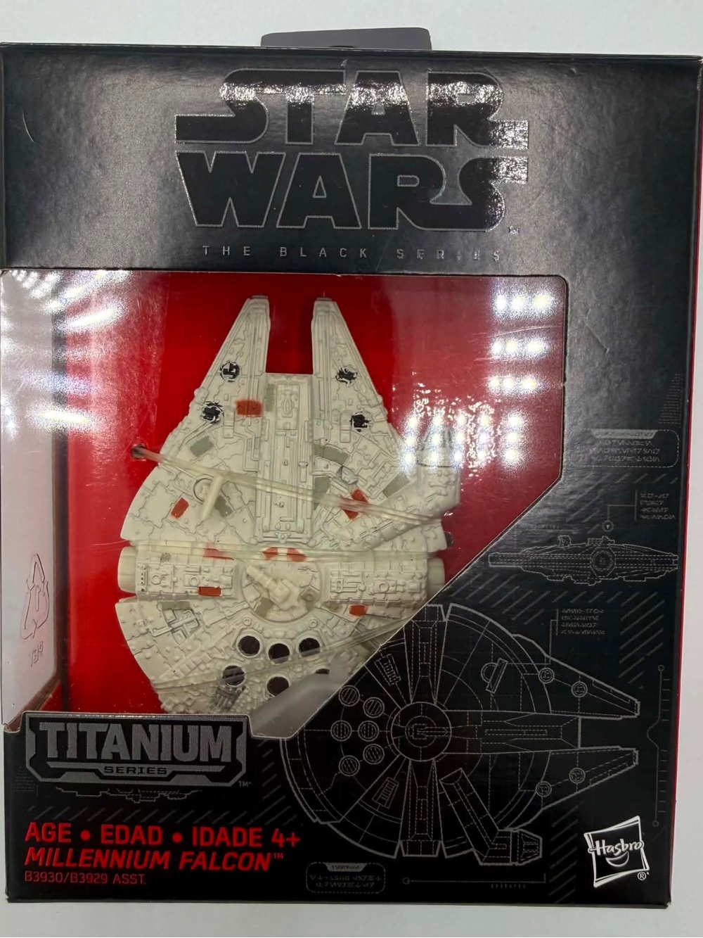 Star Wars The Black Series Titanium Series 01 Millennium Falcon Vehicle Hasbro